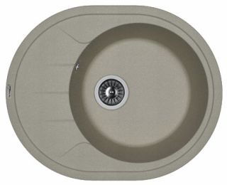 Кухонная мойка Florentina Родос 620 серый шёлк