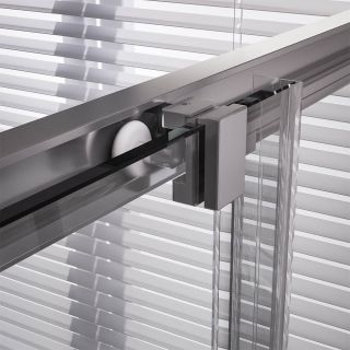 Душевой уголок Premium Trento PTC-SP-50B, 1300х800x2000, черный матовый, стекло прозрачное