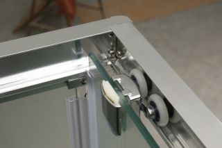 Душевой уголок прямоугольный, хром BelBagno UNIQUE-A-2-75/90-C-Cr