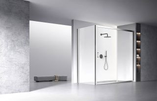 Душевой уголок Veconi Rovigo RV-060, 1900х1200х1950, хром, стекло прозрачное