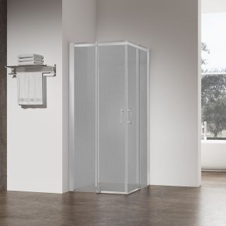 Душевой уголок Veconi Rovigo RV-50CH-L, 1000x800x1950, хром, стекло pear