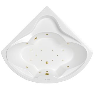 Гидромассажная ванна WHITECROSS Konsul 0110.150150.100.RELAX.GL 150 см Relax золото