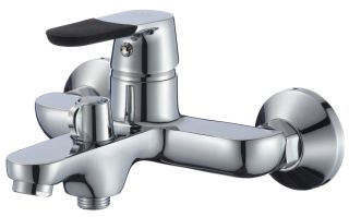 Смеситель для ванны с душем РМС SL123BL-009E хром