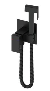 Гигиенический душ со смесителем Wonzon & Woghand WW-88829903-MB чёрный матовый