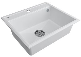 Мойка кухонная Paulmark Stepia PM115951-WH белый