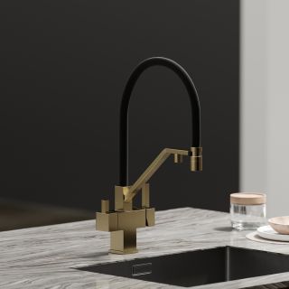 Смеситель для кухни Sancos Loro SC4007BG брашированное золото