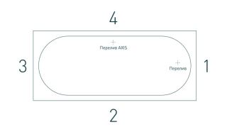 Ванна из искусственного камня Salini Ornella Axis S-Sense 103411MRH 180x80см RAL снаружи