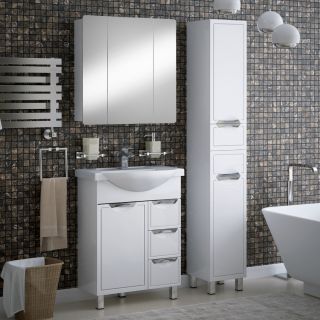 Зеркало-шкаф Corozo Монро 70см белый SD-00000678