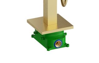 Напольный смеситель для ванны Timo Selene золото матовое 2210/17Y-CR