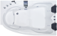 Гидромассажная ванна Royal Bath Shakespeare Comfort 170x110см правая белый RB652100CM-R