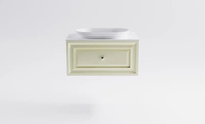 Тумба с раковиной Astra-Form Шарм 4631177713415 80 см бежевый матовый