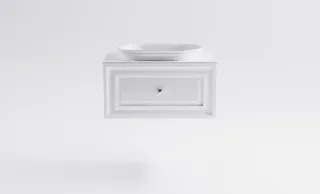 Тумба с раковиной Astra-Form Шарм 4631177713439 80 см белый матовый