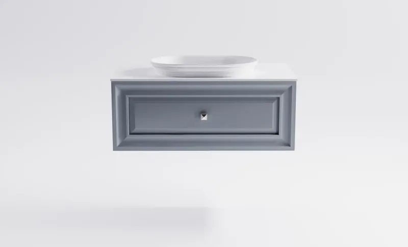 Тумба с раковиной Astra-Form Шарм 4631177713699 100 см голубой матовый