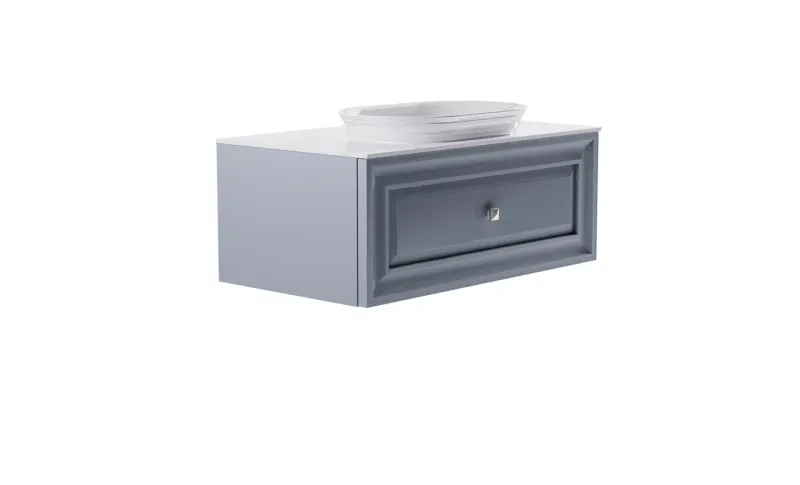 Тумба с раковиной Astra-Form Шарм 4631177713699 100 см голубой матовый