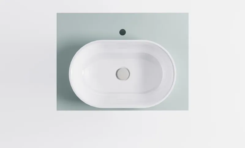 Тумба с раковиной Astra-Form Шарм 4631177715006 80 см зелёный матовый