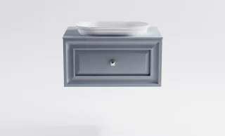 Тумба с раковиной Astra-Form Шарм 4631177714955 70 см голубой матовый