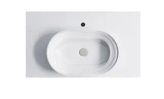 Тумба с раковиной Astra-Form Шарм 4631177713675 90 см белый матовый