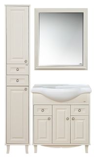 Напольная тумба под раковину Misty Шармель 80см бежевый