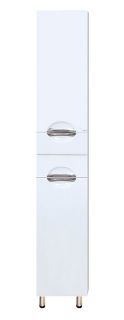 Напольный шкаф - пенал Misty Лаванда 35см правый белый