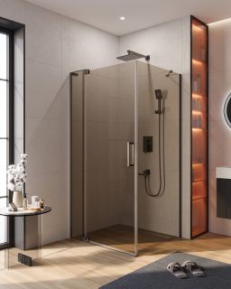 Душевой уголок CEZARES SLIDER-AH-1-80-100/110-BR-Cr