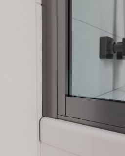 Шторка на ванну CEZARES SLIDER-VF-11-90/150-C-GM оружейная сталь