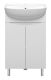 Напольная тумба под раковину Misty Смайл 50см белый