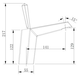 Смеситель для раковины ABBER Zeitlos AF8910B чёрный матовый
