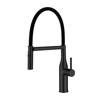 Смеситель для кухни Gappo G4098-26 с гибким изливом золотой чёрный