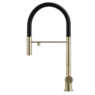 Смеситель для кухни Kohr Berga Series 1LQ180251BG-0000A брашированное золото/чёрный