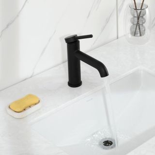 Смеситель для раковины Gappo G1006-6 чёрный