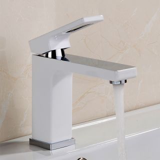 Смеситель для раковины Gappo G1017-8 белый/хром