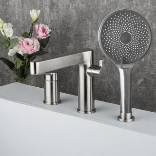 Смеситель на борт ванны Gappo G1199-30 сатин