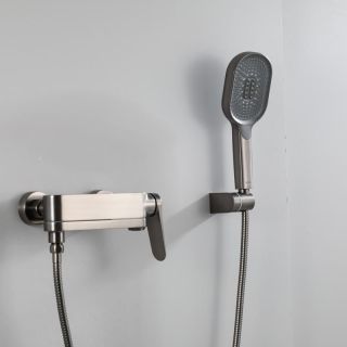 Смеситель для ванны Gappo G3210-9 оружейная сталь