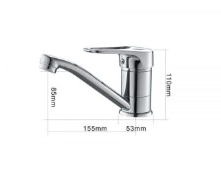 Смеситель для кухни Frap F4504 хром