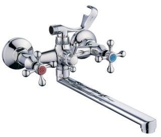 Смеситель для ванны с душем РМС SL71-143 хром