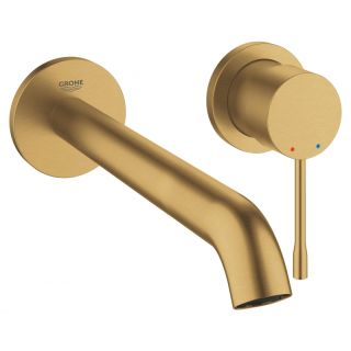 Cмеситель для раковины GROHE Essence New 19967GN1 золото матовое