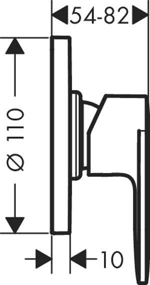 Смеситель для душа Hansgrohe Vivenis Blend 71649670
