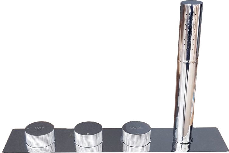 Смеситель на борт ванны Royal Bath Accord хром RB403