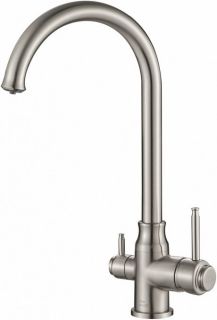 Смеситель для кухни ZORG Steel Hammer SH 763 SATIN