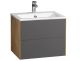 Тумба под раковину Акватон Сохо 60см дуб веллингтон/графит 1A258001AJA00