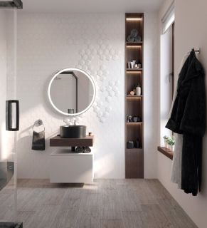 Столешница STWORKI Ольборг 60 дуб карпентер, без отверстий, с тумбой 60