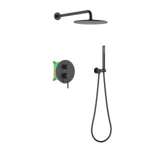 Душевой комплект Timo Saona SX-2369/03SM чёрный матовый