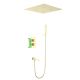 Душевой комплект Timo Petruma SX-5019/17SM с термостатом золото матовое