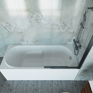 Ванна акриловая Vincea VBT-2A170-FR с каркасом 1700*750*480, пристенная, цвет белый