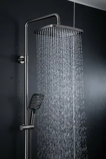 Душевая стойка Gappo G2418-29 оружейная сталь