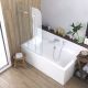 Акриловая ванна Berges Tari с каркасом 180x80см белый 050031