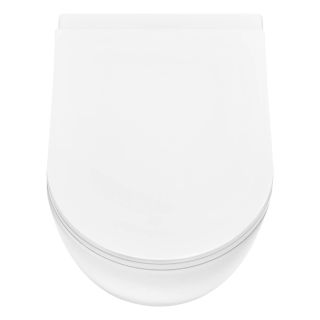 Унитаз подвесной TECEspring R 9700998 безободковый с сиденьем смыв торнадо белый