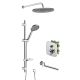Душевой комплект Swedbe Platta 5560G1 с термостатом хром/серый