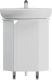 Тумба под раковину Corozo Сириус 40 SD-00001645 глянец белая