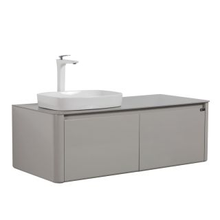 Тумба с раковиной Black&White Universe 9151200L 120 см светло-серый
